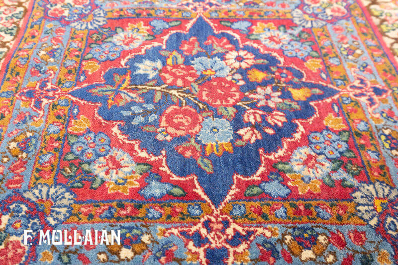 Small Antique Persian Kerman Rug n°:16360763